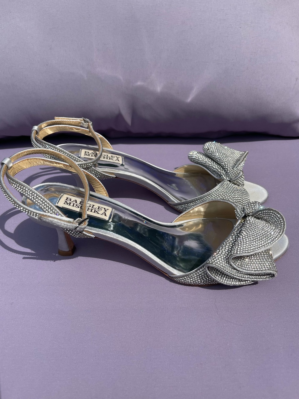 BADGLEY MISCHKA Remi Statement Kitten Heel size 8 - Picture 3 of 8